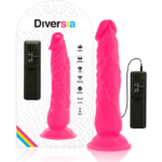 Imagen del artículo erótico DIVERSIA - DILDO REALÍSTICO FLEXIBLE CON VIBRACIÓN ROSA 21 CM -O- 4.9 CM de DIVERSIA en la sección JUGUETES BIENESTAR |Dildos sin Vibración|Dildos para Arneses de Millenial Sexshop.