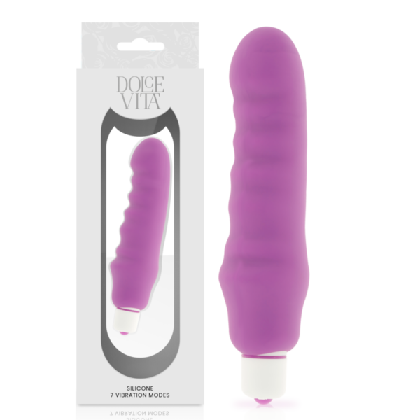 Imagen del artículo erótico DOLCE VITA - GENIUS VIBRADOR SILICONA LILA de DOLCE VITA en la sección JUGUETES BIENESTAR |Juguetes para Mujeres|Estimuladores|Para Clítoris de Millenial Sexshop.