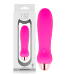 Imagen del artículo erótico DOLCE VITA - VIBRADOR RECARGABLE FIVE ROSA 7 VELOCIDADES de DOLCE VITA en la sección JUGUETES BIENESTAR |Vibradores|Mini vibradores de Millenial Sexshop.