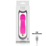 DOLCE VITA - VIBRADOR RECARGABLE THREE ROSA 7 VELOCIDADES - Imagen 3