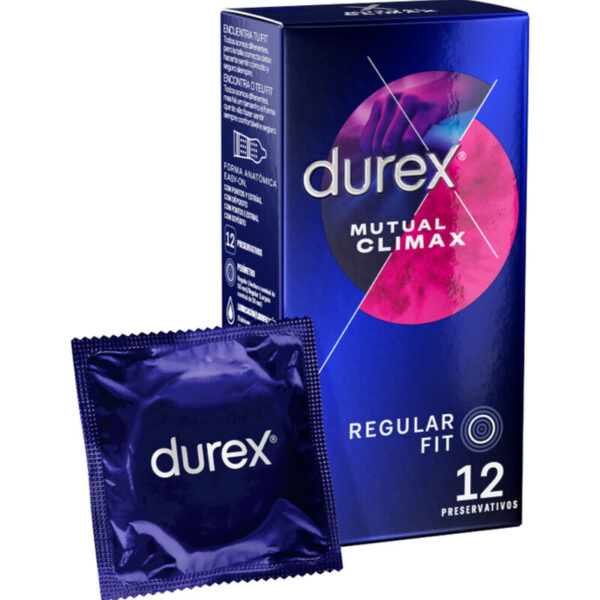 Imagen del artículo erótico DUREX - CLIMAX MUTUO 12 UNIDADES de DUREX CONDOMS en la sección PRESERVATIVOS |Puntos y Estrías de Millenial Sexshop.