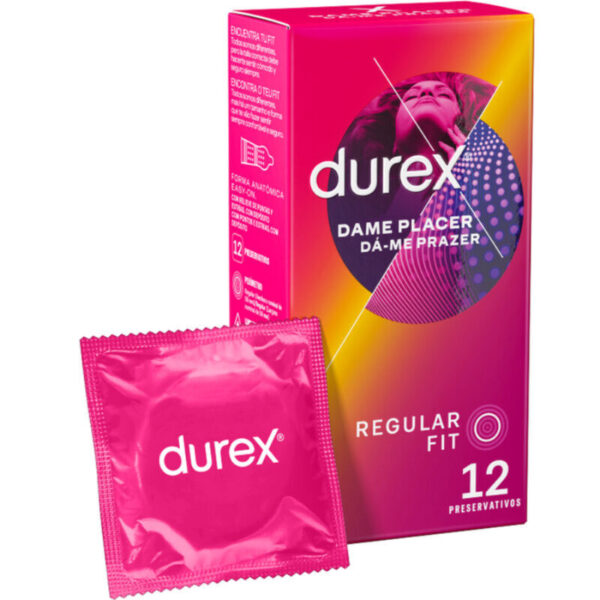 Imagen del artículo erótico DUREX - DAME PLACER 12 UNIDADES de DUREX CONDOMS en la sección PRESERVATIVOS |Puntos y Estrías de Millenial Sexshop.
