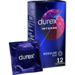Imagen del artículo erótico DUREX - INTENSE ORGASMIC 12 UNIDADES de DUREX CONDOMS en la sección PRESERVATIVOS |Puntos y Estrías de Millenial Sexshop.
