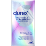 DUREX - INVISIBLE EXTRA LUBRICADO 12 UNIDADES - Imagen 2