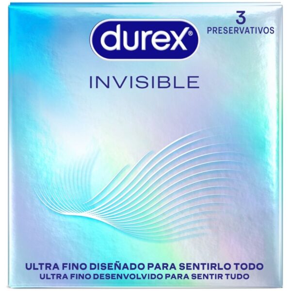 Imagen del artículo erótico DUREX - INVISIBLE ULTRA FINO 3 UNIDADES de DUREX CONDOMS en la sección PRESERVATIVOS |Todos los tamaños de cajas|Cajas de 3 de Millenial Sexshop.
