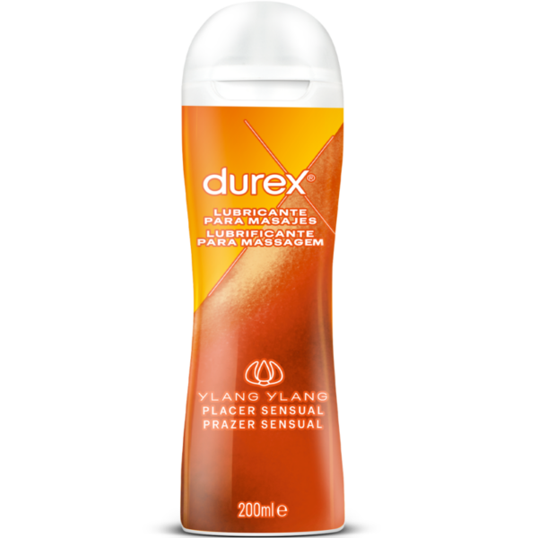 Imagen del artículo erótico DUREX - MASAJE 2 EN 1 SENSUAL YLANG YLANG 200 ML de DUREX LUBES en la sección DROGUERÍA |Para Masajes|Aceites sin sabores de Millenial Sexshop.