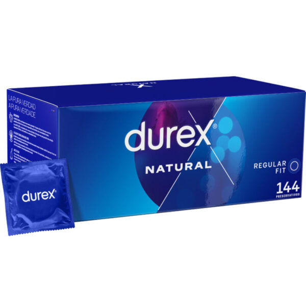 Imagen del artículo erótico DUREX - NATURAL 144 UNIDADES de DUREX CONDOMS en la sección PRESERVATIVOS |Normales de Millenial Sexshop.