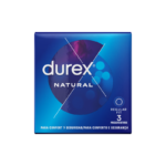 Imagen del artículo erótico DUREX - NATURAL CLASSIC 3 UNIDADES de DUREX CONDOMS en la sección PRESERVATIVOS |Normales de Millenial Sexshop.