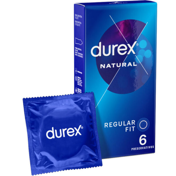 Imagen del artículo erótico DUREX - NATURAL CLASSIC 6 UNIDADES de DUREX CONDOMS en la sección PRESERVATIVOS |Normales de Millenial Sexshop.