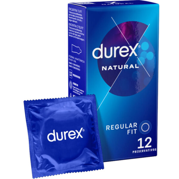 Imagen del artículo erótico DUREX - NATURAL PLUS 12 UNIDADES de DUREX CONDOMS en la sección PRESERVATIVOS |Normales de Millenial Sexshop.