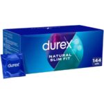 Imagen del artículo erótico DUREX - NATURAL SLIM FIT BASIC 144 UNIDADES de DUREX CONDOMS en la sección PRESERVATIVOS |Todos los tamaños de cajas|Cajas de 30 a 288 de Millenial Sexshop.