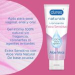 DUREX - NATURALS LUBRICANTE EXTRA SENSITIVO 100 ML - Imagen 3