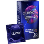 Imagen del artículo erótico DUREX - PERFECT CONNECTION EXTRA LUBRICACION SILICONA 10 UNIDADES de DUREX CONDOMS en la sección PRESERVATIVOS |Extra Seguros de Millenial Sexshop.