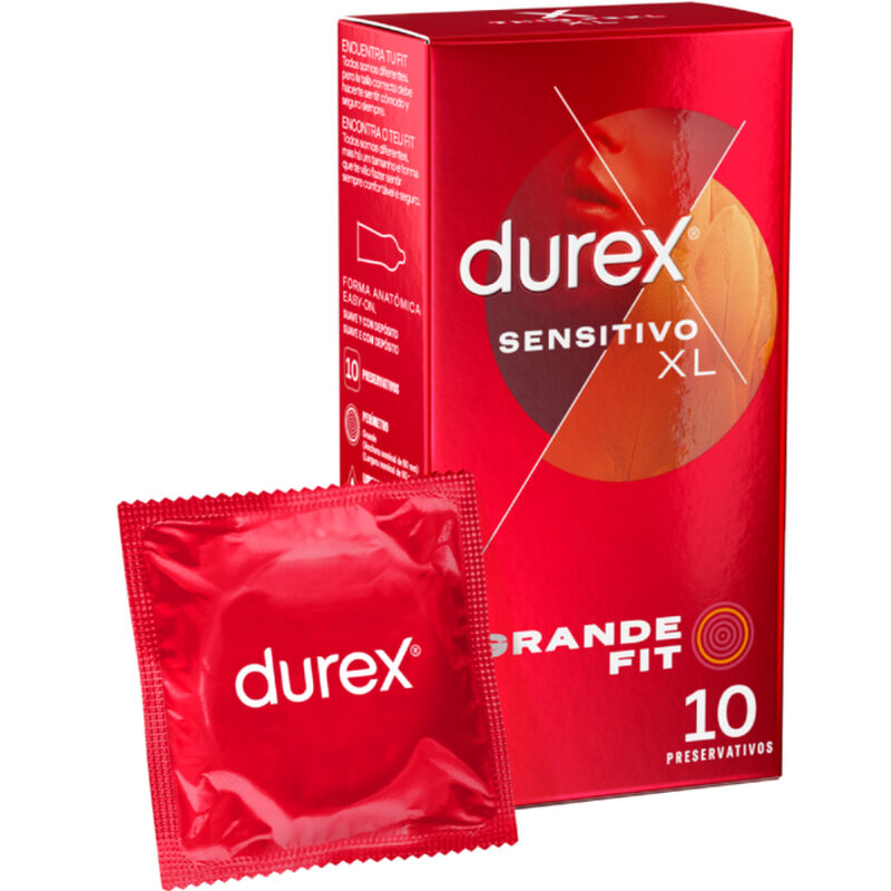 Imagen del artículo erótico DUREX - PRESERVATIVOS SENSITIVO XL 10 UNIDADES de DUREX CONDOMS en la sección PRESERVATIVOS |Sensitivos de Millenial Sexshop.