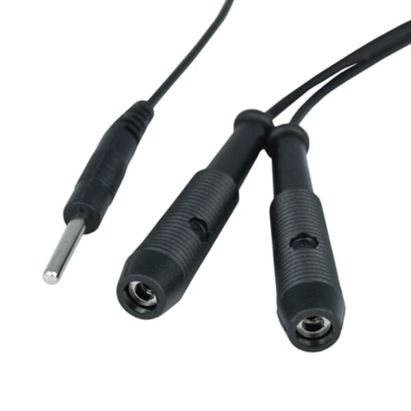 Imagen del artículo erótico ELECTRASTIM - CABLE COMBINADOR DE TRES FASES de ELECTRASTIM en la sección BDSM & BONDAGE |Artículos BDSM|Electroestimulación BDSM de Millenial Sexshop.