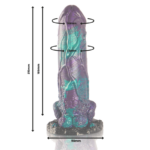 EPIC - BASILISK DILDO DOBLE PLACER ESCAMOSO TAMAÑO GRANDE - Imagen 2