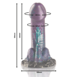 EPIC - BASILISK DILDO DOBLE PLACER ESCAMOSO TAMAÑO PEQUEÑO - Imagen 2