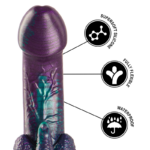 EPIC - BASILISK DILDO DOBLE PLACER ESCAMOSO TAMAÑO PEQUEÑO - Imagen 6