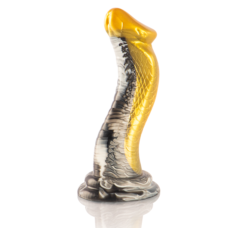 Imagen del artículo erótico EPIC - DRAKON DILDO COBRA AMARILLA de EPIC en la sección JUGUETES BIENESTAR |Dildos sin Vibración de Millenial Sexshop.