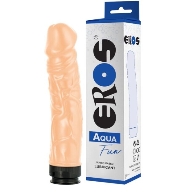 Imagen del artículo erótico EROS - AQUA FUN DILDO CON LUBRICANTE BASE AGUA de EROS TOY BOTTLES en la sección JUGUETES BIENESTAR |Dildos sin Vibración de Millenial Sexshop.