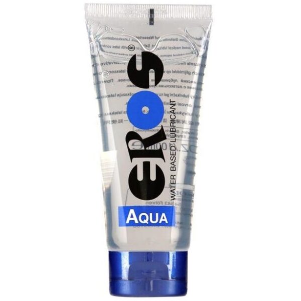 Imagen del artículo erótico EROS - AQUA LUBRICANTE BASE AGUA 100 ML de EROS CLASSIC LINE en la sección DROGUERÍA |Lubricantes|Base Agua de Millenial Sexshop.