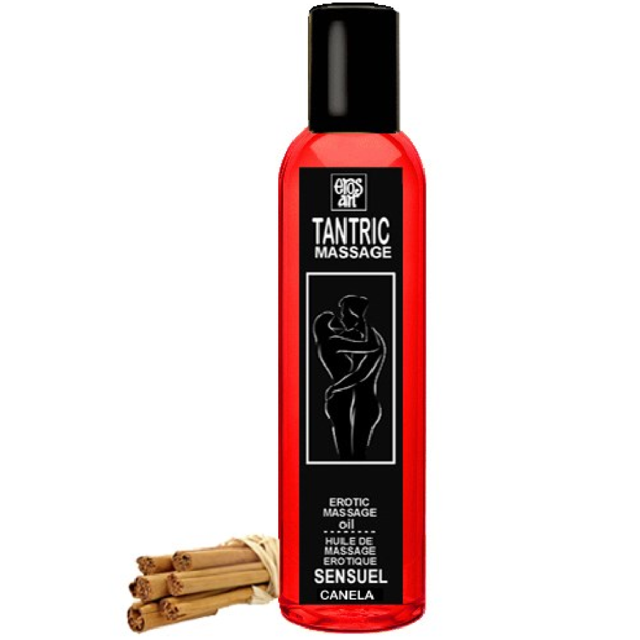 Imagen del artículo erótico EROS-ART - ACEITE MASAJE TANTRICO NATURAL Y AFRODISÍACO CANELA 30 ML de EROS-ART en la sección DROGUERÍA |Para Masajes|Aceites con Sabores de Millenial Sexshop.