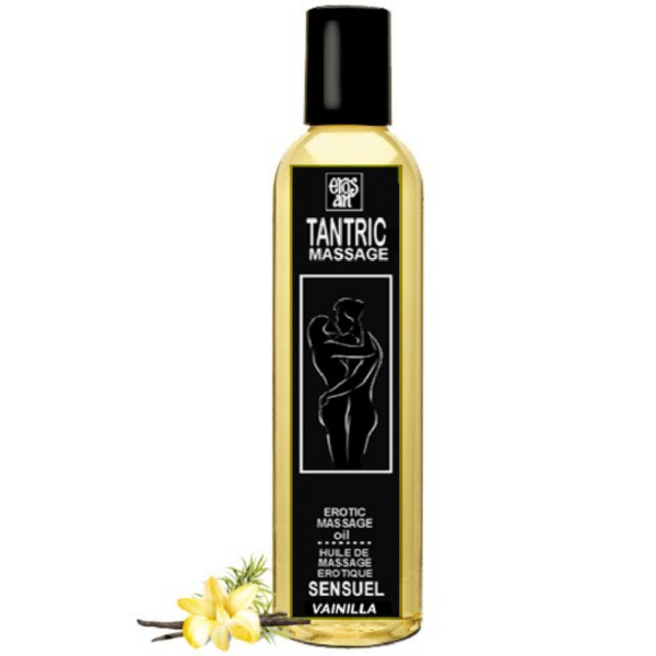 Imagen del artículo erótico EROS-ART - ACEITE MASAJE TANTRICO NATURAL Y AFRODISÍACO VAINILLA 30 ML de EROS-ART en la sección DROGUERÍA |Para Masajes|Aceites con Sabores de Millenial Sexshop.