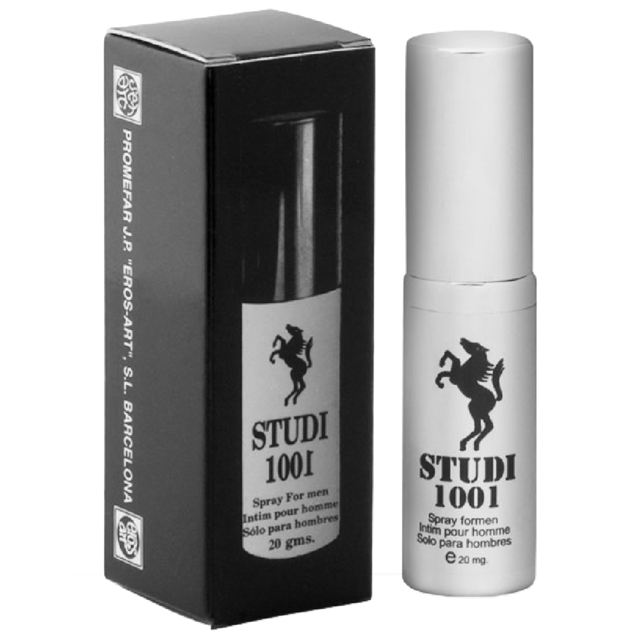 Imagen del artículo erótico EROS-ART - SPRAY RETARDANTE STUDI 1001 20 ML de EROS-ART en la sección DROGUERÍA |Estimulantes para Ellos|Retardantes de Millenial Sexshop.