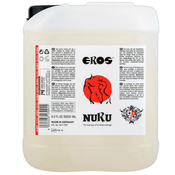 Imagen del artículo erótico EROS - NURU ACEITE MASAJE RICO EN MINERALES 5000 ML de EROS CLASSIC LINE en la sección DROGUERÍA |Para Masajes|Aceites sin sabores de Millenial Sexshop.
