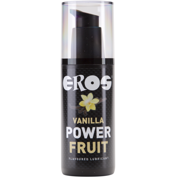 Imagen del artículo erótico EROS POWER LINE - VAINILLA POWER FRUIT LUBRICANTE 125 ML de EROS POWER LINE en la sección DROGUERÍA |Lubricantes|Con deliciosos Sabores de Millenial Sexshop.