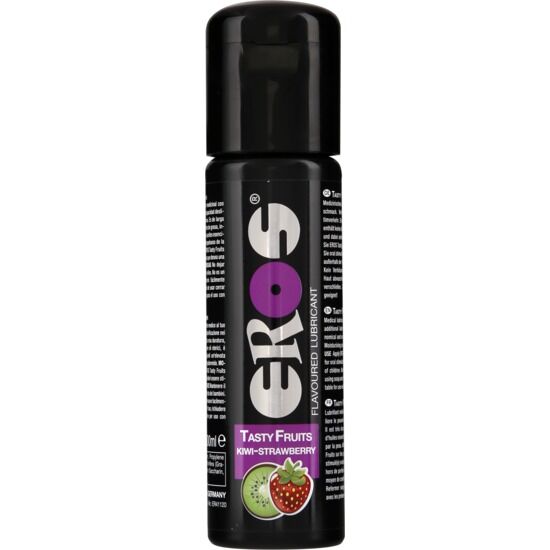 Imagen del artículo erótico EROS - TASTY FRUITS LUBRICANTE FRESA Y KIWI 100 ML de EROS CLASSIC LINE en la sección DROGUERÍA |Lubricantes|Con deliciosos Sabores de Millenial Sexshop.