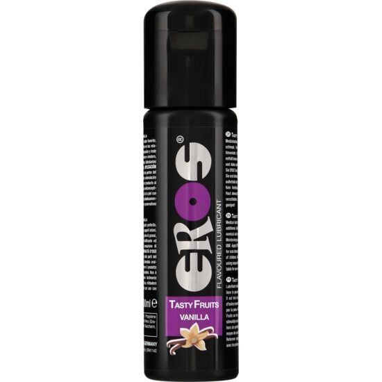 Imagen del artículo erótico EROS - TASTY FRUITS LUBRICANTE VAINILLA 100 ML de EROS CLASSIC LINE en la sección DROGUERÍA |Lubricantes|Con deliciosos Sabores de Millenial Sexshop.