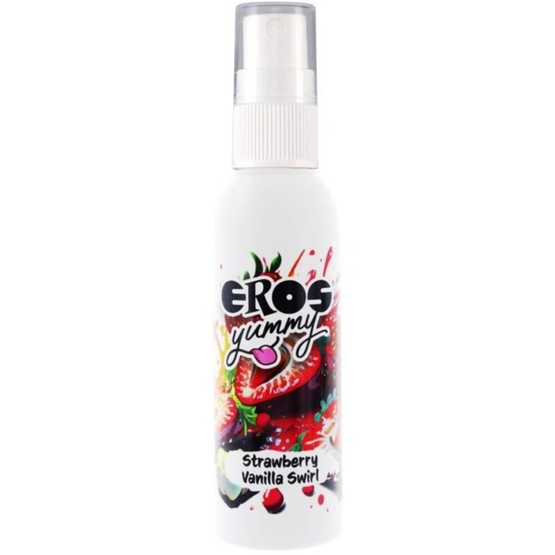 Imagen del artículo erótico EROS - YUMMY SPRAY CORPORAL STRAWBERRY VAINILLA SWIRL 50 ML de EROS CLASSIC LINE en la sección DROGUERÍA |Para Masajes|Aceites con Sabores de Millenial Sexshop.