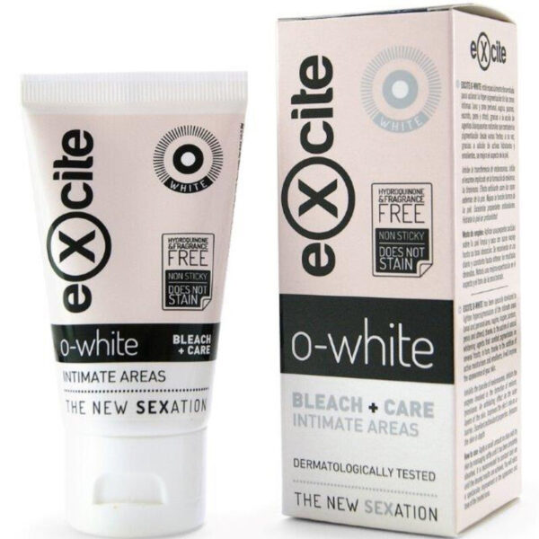 Imagen del artículo erótico EXCITE - O WHITE BLEACH + CARE INTIMATE AREAS 50 ML de EXCITE en la sección DROGUERÍA |Aclarante Vaginal de Millenial Sexshop.