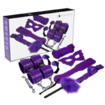 Imagen del artículo erótico EXPERIENCE - BDSM FETISH KIT SERIE PURPLE de EXPERIENCE en la sección JUGUETES BIENESTAR |Kits juguetes sexuales de Millenial Sexshop.