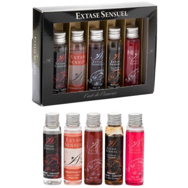 Imagen del artículo erótico EXTASE SENSUAL - COFRE TRUCO O TRATO de EXTASE SENSUAL en la sección DROGUERÍA |Para Masajes|Kits de masaje de Millenial Sexshop.
