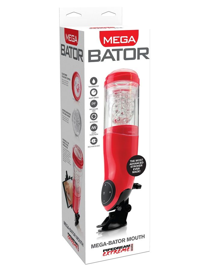 Imagen del artículo erótico EXTREME TOYZ - PDX MEGA BATOR USB MASTURBADOR MASCULINO BOCA ROJO de EXTREME TOYZ en la sección JUGUETES BIENESTAR |Juguetes para Hombres|Masturbadores varios de Millenial Sexshop.