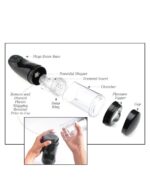 EXTREME TOYZ - PDX MEGA BATOR USB MASTURBADOR MASCULINO VAGINA BLANCO - Imagen 6