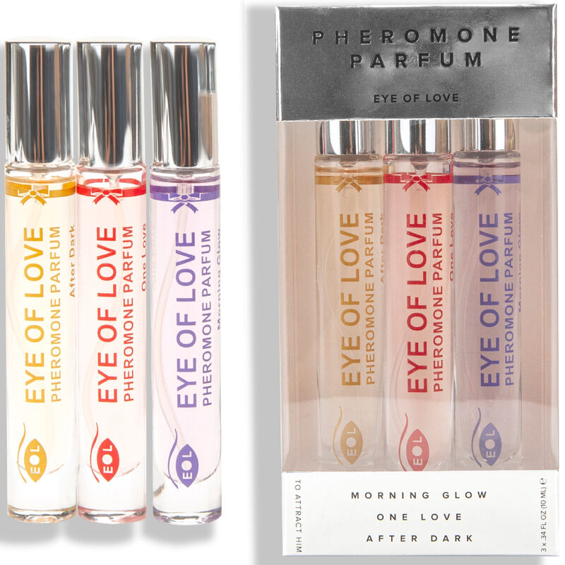 EYE OF LOVE - EOL PHR PERFUME 10 ML SET/3 - MORNING GLOW Imagen del artículo erótico EYE OF LOVE - EOL PHR PERFUME 10 ML SET/3 - MORNING GLOW
