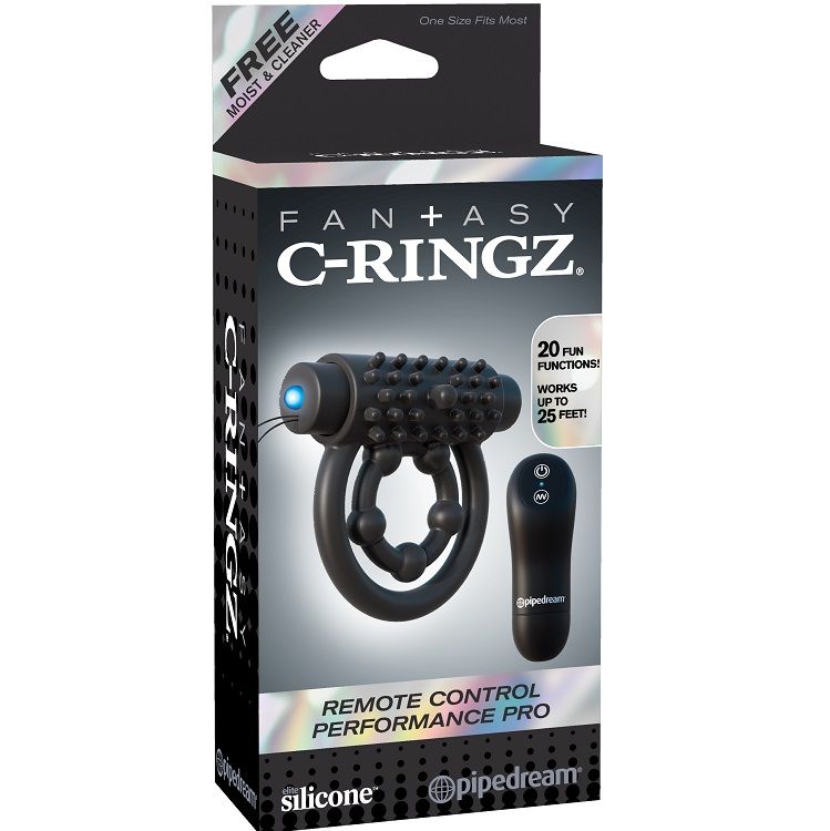 FANTASY C-RINGZ - ANILLO CONTROL REMOTO PERFORANCE-MillenialSexshop-FANTASY C-RINGZ Imagen del artículo erótico FANTASY C-RINGZ - ANILLO CONTROL REMOTO PERFORANCE de FANTASY C-RINGZ en la sección JUGUETES BIENESTAR |Juguetes para Hombres|Accesorios para el pene|Anillos Pene|Anillos con Vibración de Millenial Sexshop.