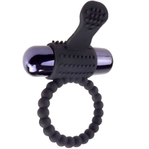Imagen del artículo erótico FANTASY C-RINGZ - ANILLO VIBRADOR DE SILICONA NEGRO de FANTASY C-RINGZ en la sección JUGUETES BIENESTAR |Juguetes para Hombres|Accesorios para el pene|Anillos Pene|Anillos con Vibración de Millenial Sexshop.