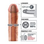 FANTASY X- TENSIONS - MEGA 2 EXTENSIÓN FLESH PARA EL PENE - Imagen 3