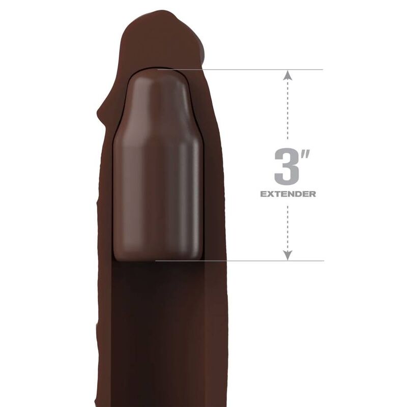 78 CM BROWN de FANTASY X-TENSIONS en la sección JUGUETES BIENESTAR |Juguetes para Hombres|Accesorios para el pene|Fundas Pene sin extensión de Millenial Sexshop.