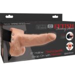 FETISH FANTASY SERIES - ARNÉS AJUSTABLE CONTROL REMOTO PENE REALÍSTICO CON TESTÍCULOS RECARGABLE Y VIBRADOR 15 CM - Imagen 8