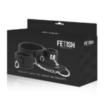 FETISH SUBMISSIVE - COLLAR Y ESPOSAS CUERO VEGANO CON FORRO DE NEOPRENO - Imagen 6