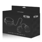 FETISH SUBMISSIVE - COLLAR Y ESPOSAS CUERO VEGANO CON FORRO DE NEOPRENO - Imagen 10