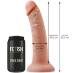 FETISH SUBMISSIVE CYBER STRAP - ARNÉS CON DILDO CONTROL REMOTO TECNOLOGÍA WATCHME L - Imagen 4