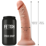 FETISH SUBMISSIVE CYBER STRAP - ARNÉS CON DILDO CONTROL REMOTO TECNOLOGÍA WATCHME S - Imagen 4