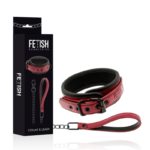 Imagen del artículo erótico FETISH SUBMISSIVE DARK ROOM - COLLAR CON CADENA CON FORRO DE NEOPRENO de FETISH SUBMISSIVE DARK ROOM en la sección BDSM & BONDAGE |Bondage|Collares de Millenial Sexshop.