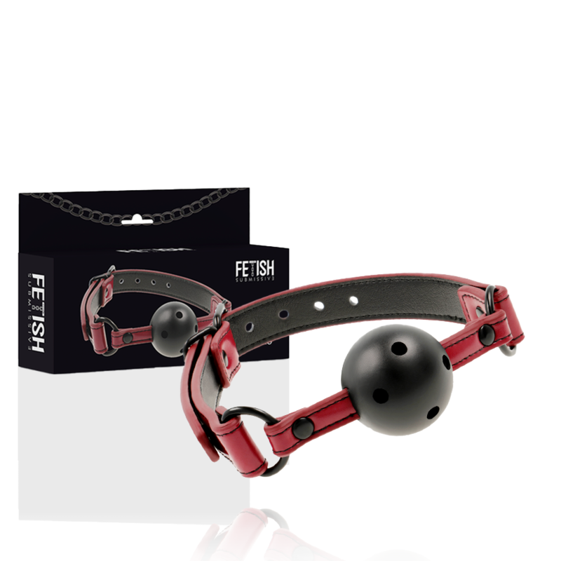 Imagen del artículo erótico FETISH SUBMISSIVE DARK ROOM - MORDAZA TRANSPIRABLE de FETISH SUBMISSIVE DARK ROOM en la sección BDSM & BONDAGE |Bondage|Mordazas de Millenial Sexshop.